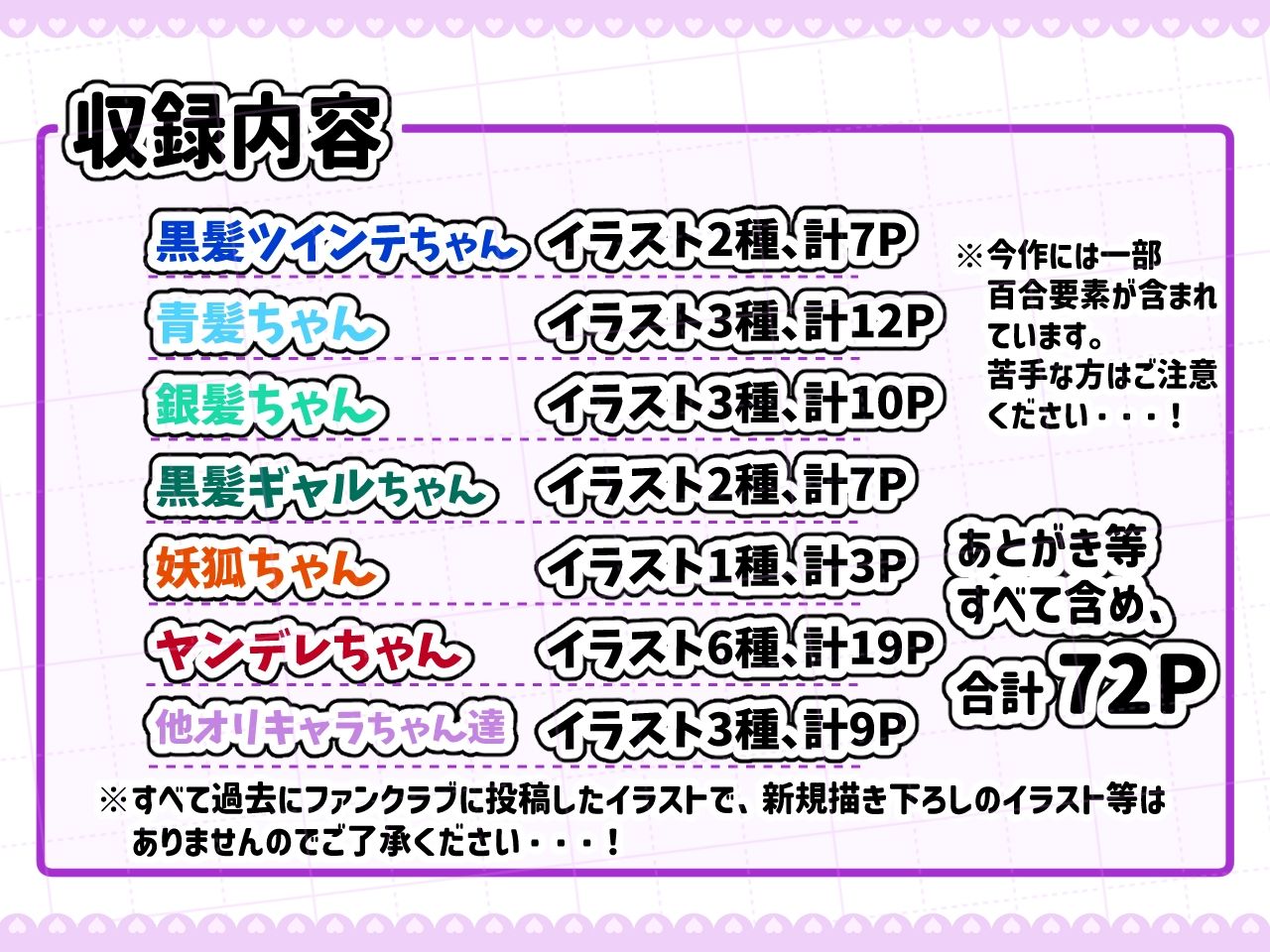 ファンクラブイラストのまとめ本vol.3 - サンプル画像 2