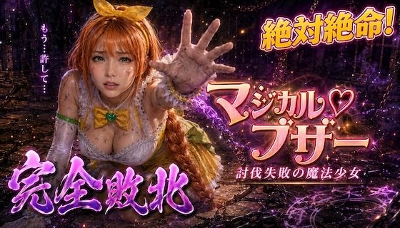 魔法少女マジカルラブブザー敗北！途絶えた警報音〜地下牢に響く喘鳴〜