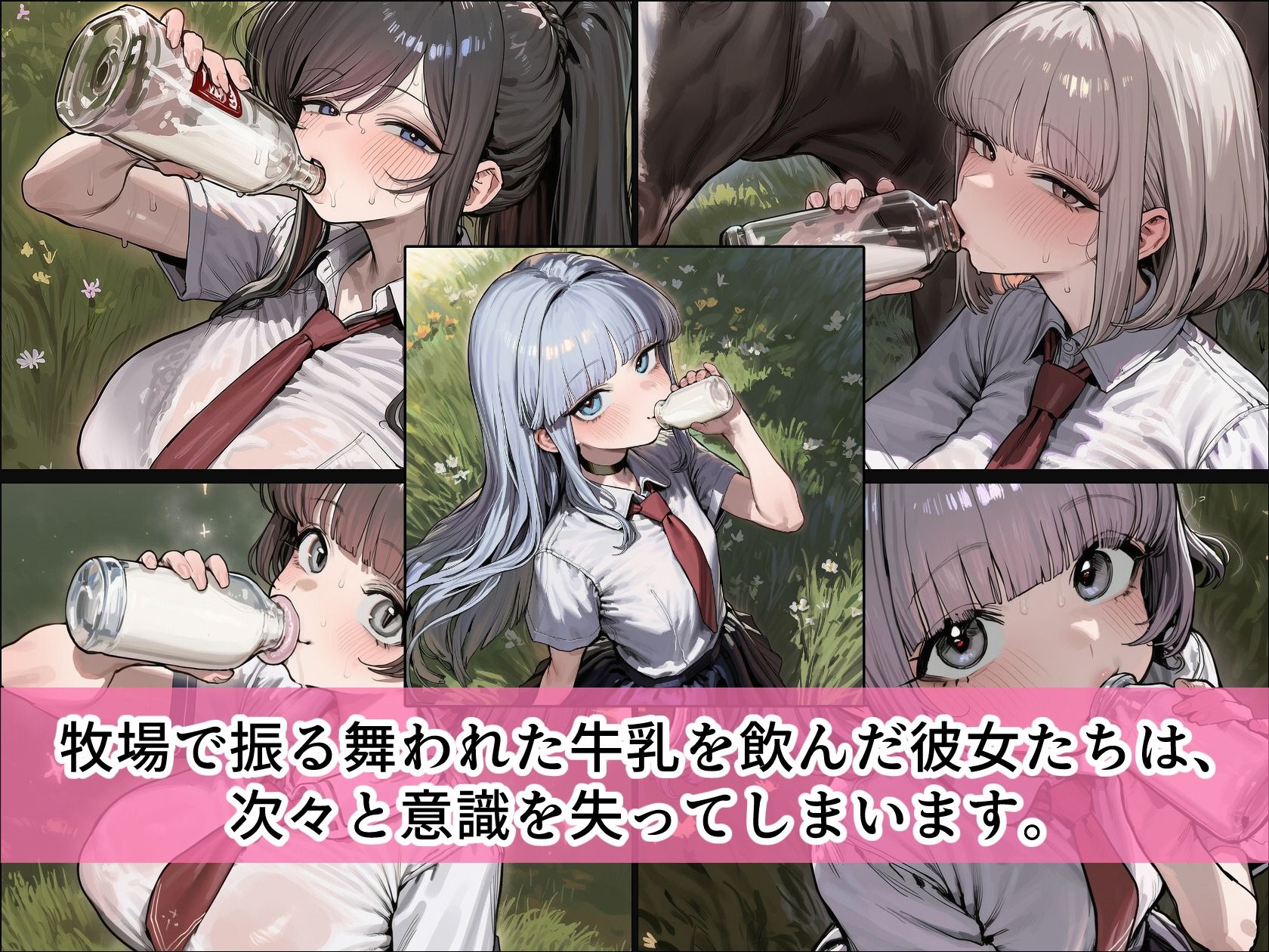 BreedingParty 爆乳ギャルの繁殖牛化計画 〜選ばれたら最後、繁殖雄のつがいとなるまで〜 第二話 先生とさくら - サンプル画像 3