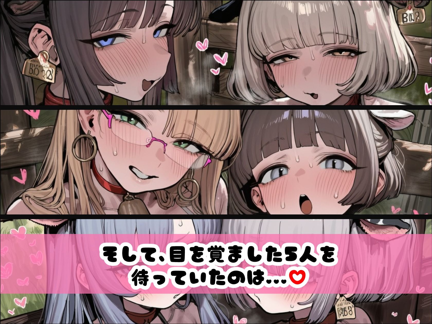 BreedingParty 爆乳ギャルの繁殖牛化計画 〜選ばれたら最後、繁殖雄のつがいとなるまで〜 第二話 先生とさくら - サンプル画像 4
