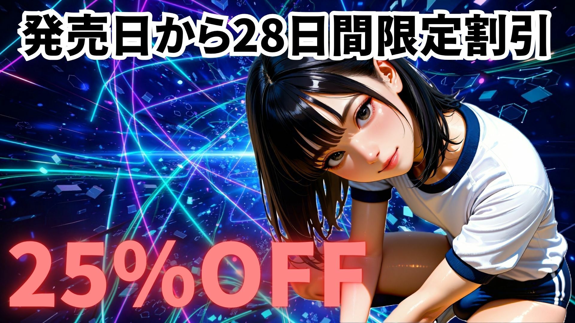【メス堕ちシッシーヒプノ】ド変態ブルマケツまんこ編サブリミナル動画 - サンプル画像 1