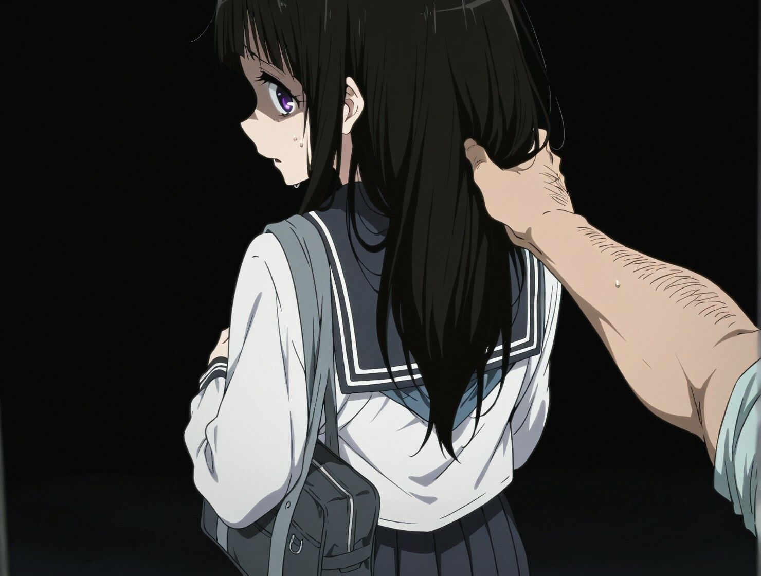 なんでも気になる美少女〇Kの路地裏初体験 - サンプル画像 3