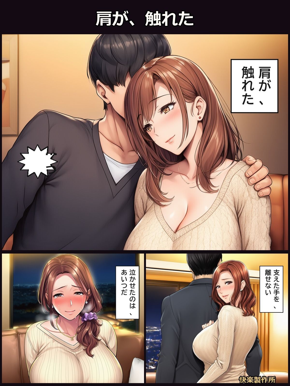 親友の妻を寝取った一週間 ─ 「夫より、いいの」【人妻NTR・セリフ付き計144枚】 - サンプル画像 3