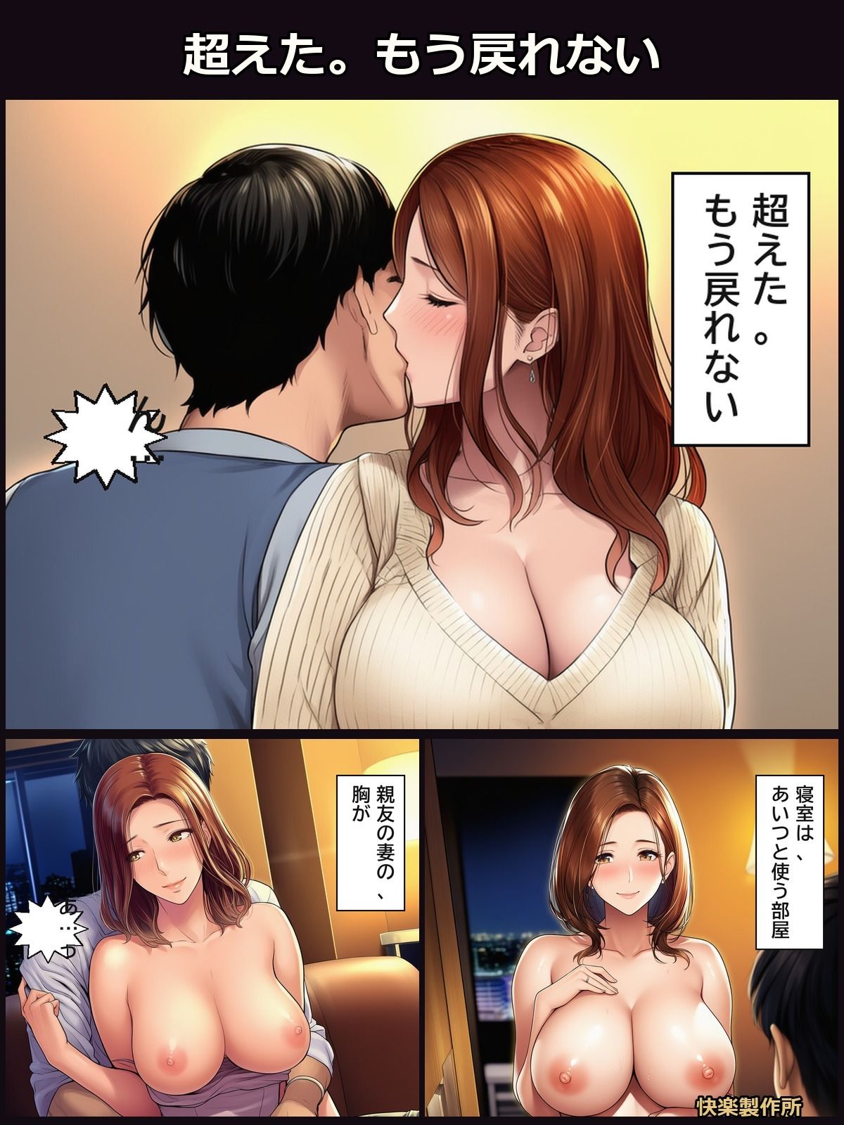 親友の妻を寝取った一週間 ─ 「夫より、いいの」【人妻NTR・セリフ付き計144枚】 - サンプル画像 5