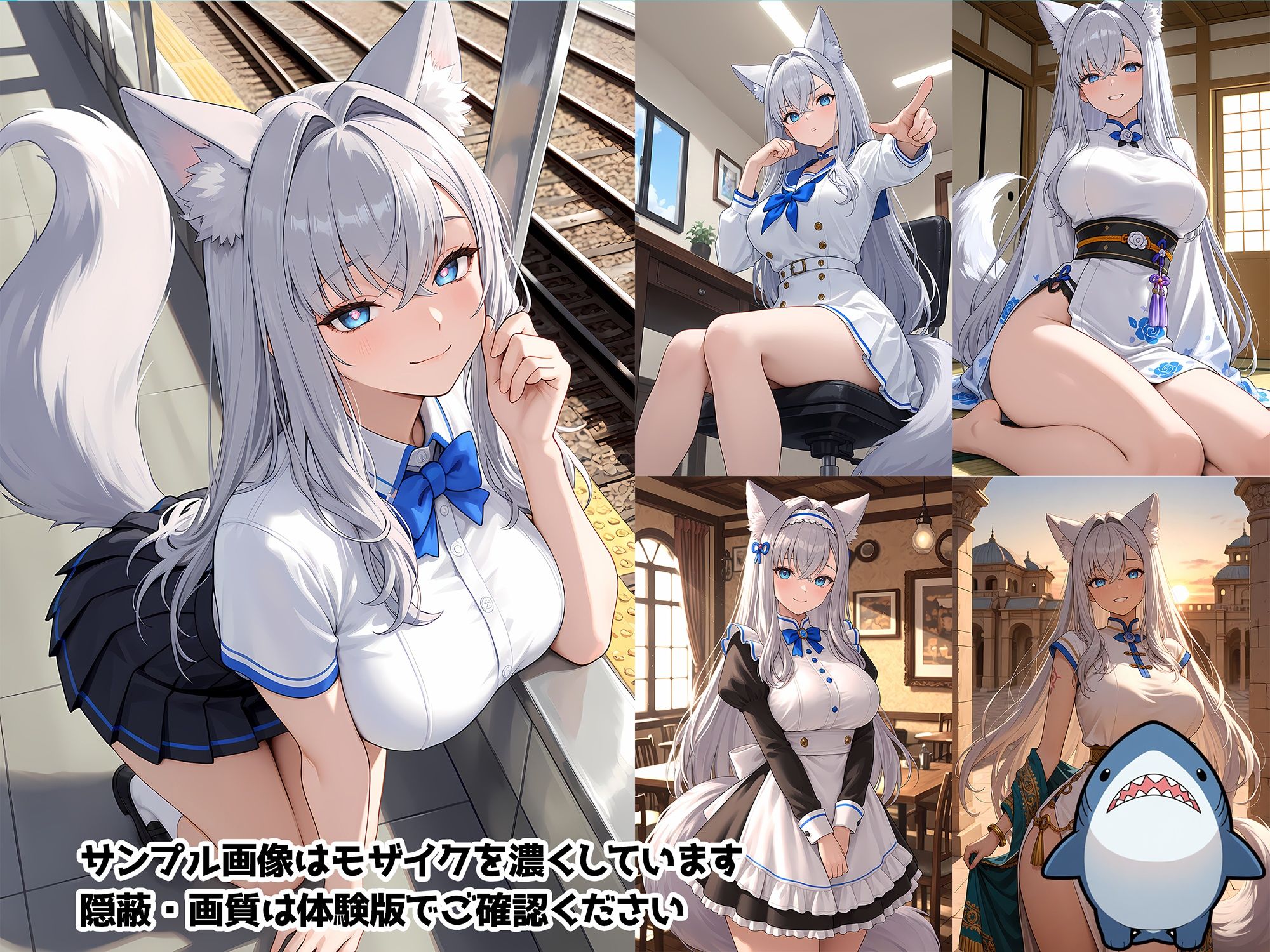 【白◯みしろ】みしろちゃんだってエッチがしたい！ - サンプル画像 1