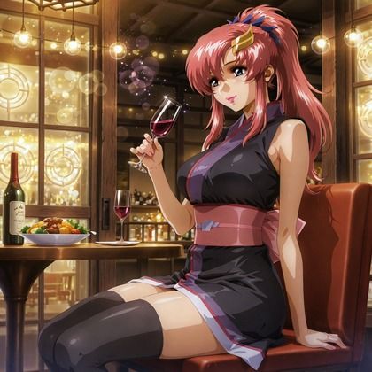 ラクス・〇ラインとキラ・〇マトのプライベートの夜デート - サンプル画像 3