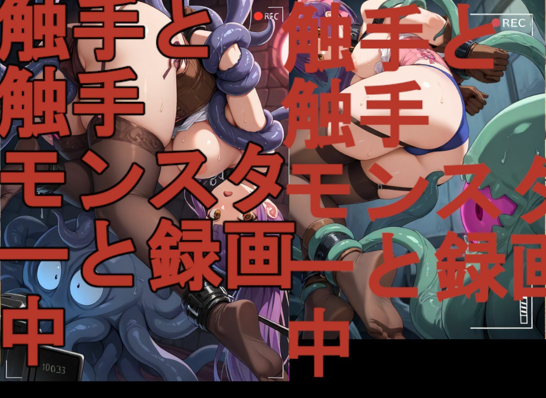 触手と触手モンスターと録画中-序章- - サンプル画像 7