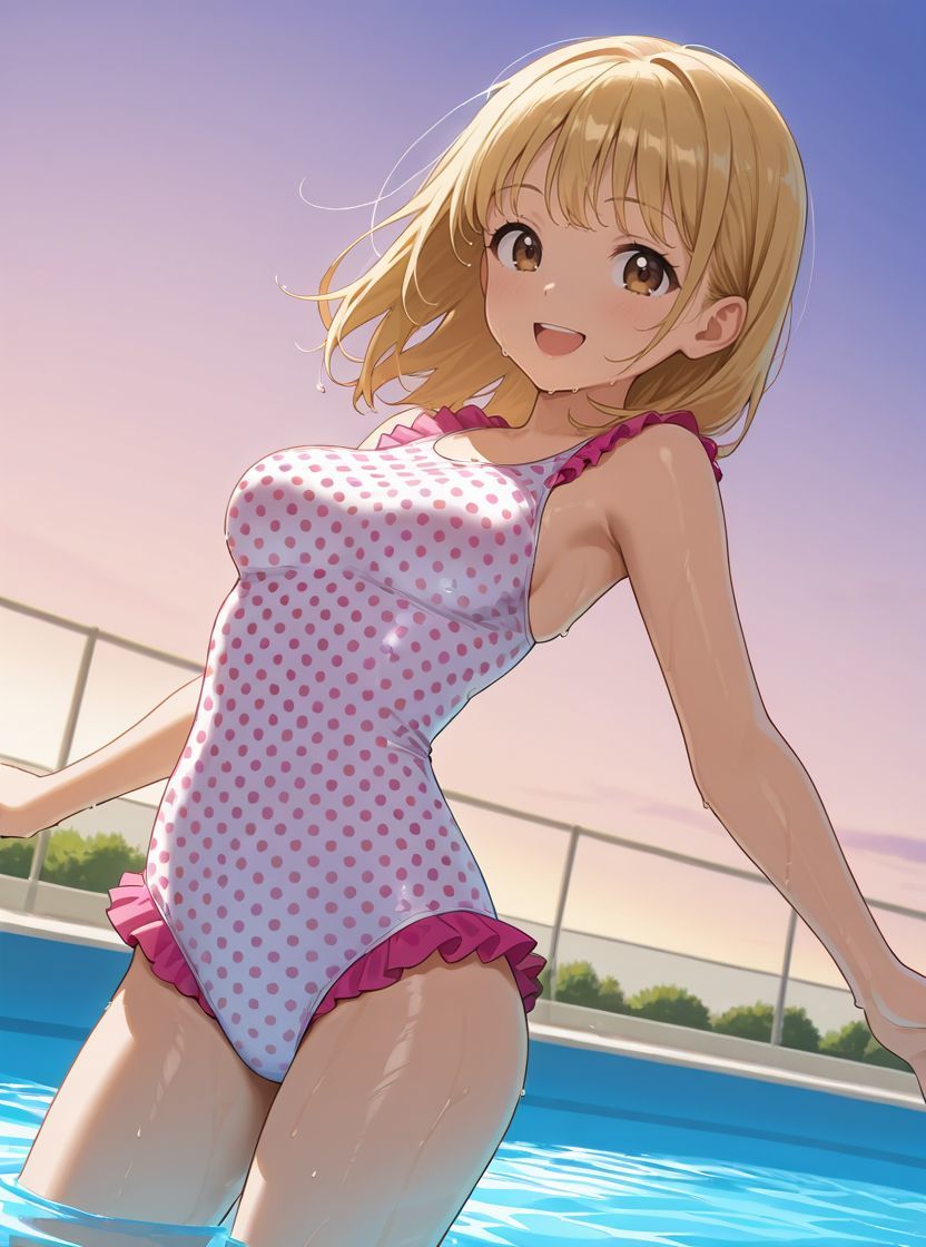 水着女子コレクション  プール編  CG集109枚 - サンプル画像 1