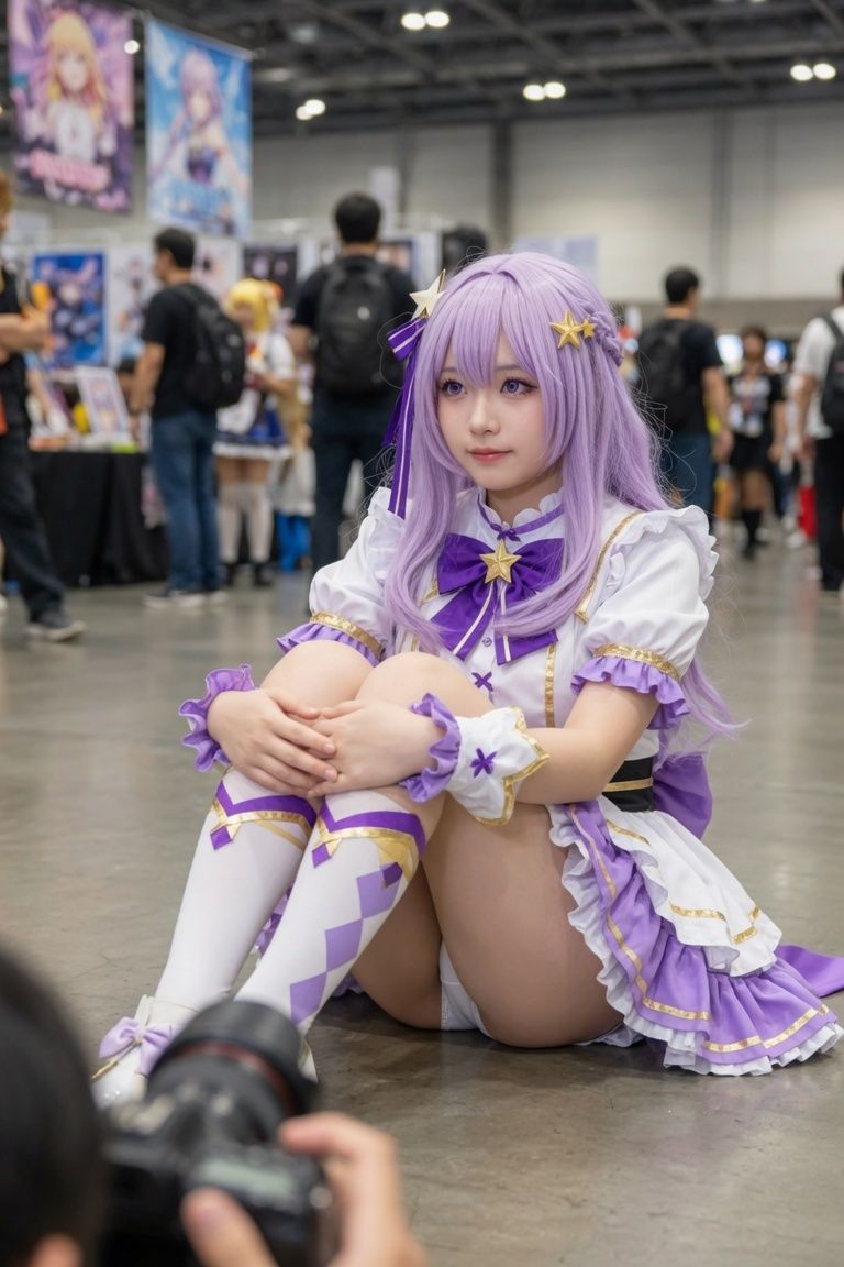 コスプレイヤーのパンチラ画像集 - サンプル画像 1