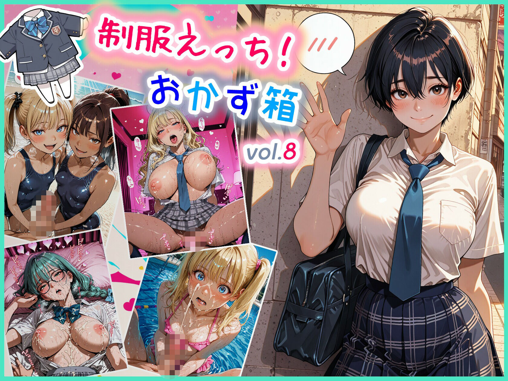 制服えっち！おかず箱 vol.8 - サンプル画像 1