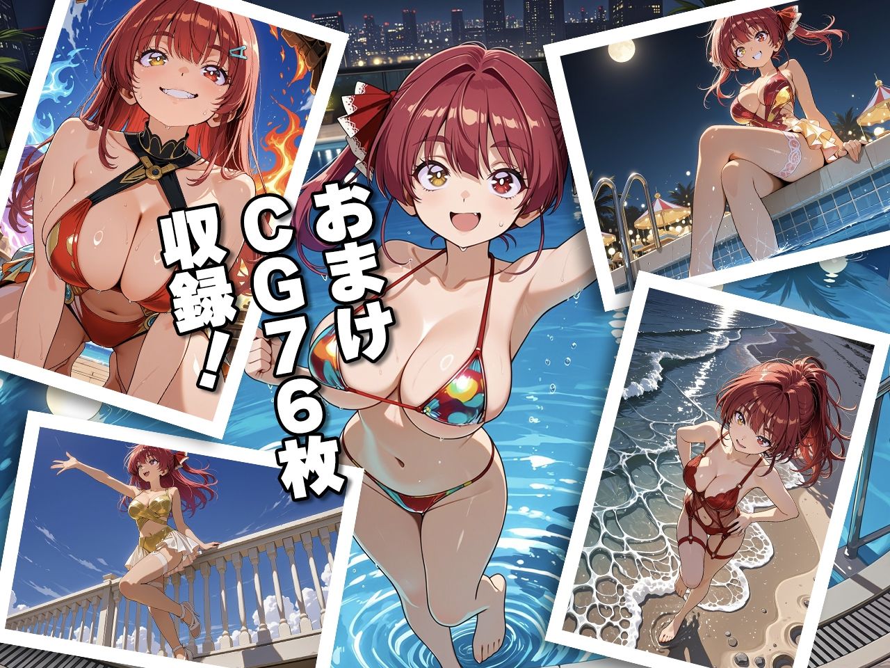 ホ◯ライブ 船長と夜のデートにしゅっこ〜！！船長とおじさんの濃厚えっちCG集！ - サンプル画像 3