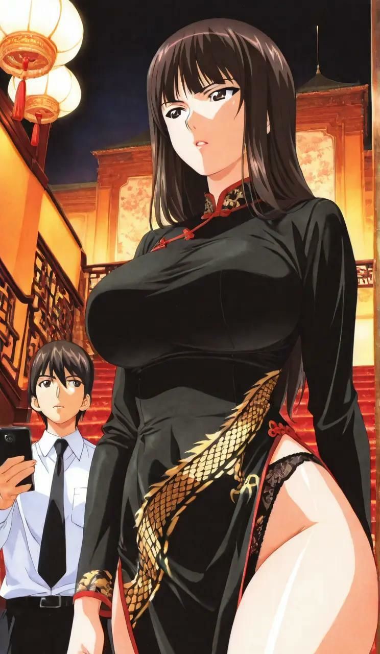 家元にチャイナドレスを着せてヤリまくる...！ - サンプル画像 5