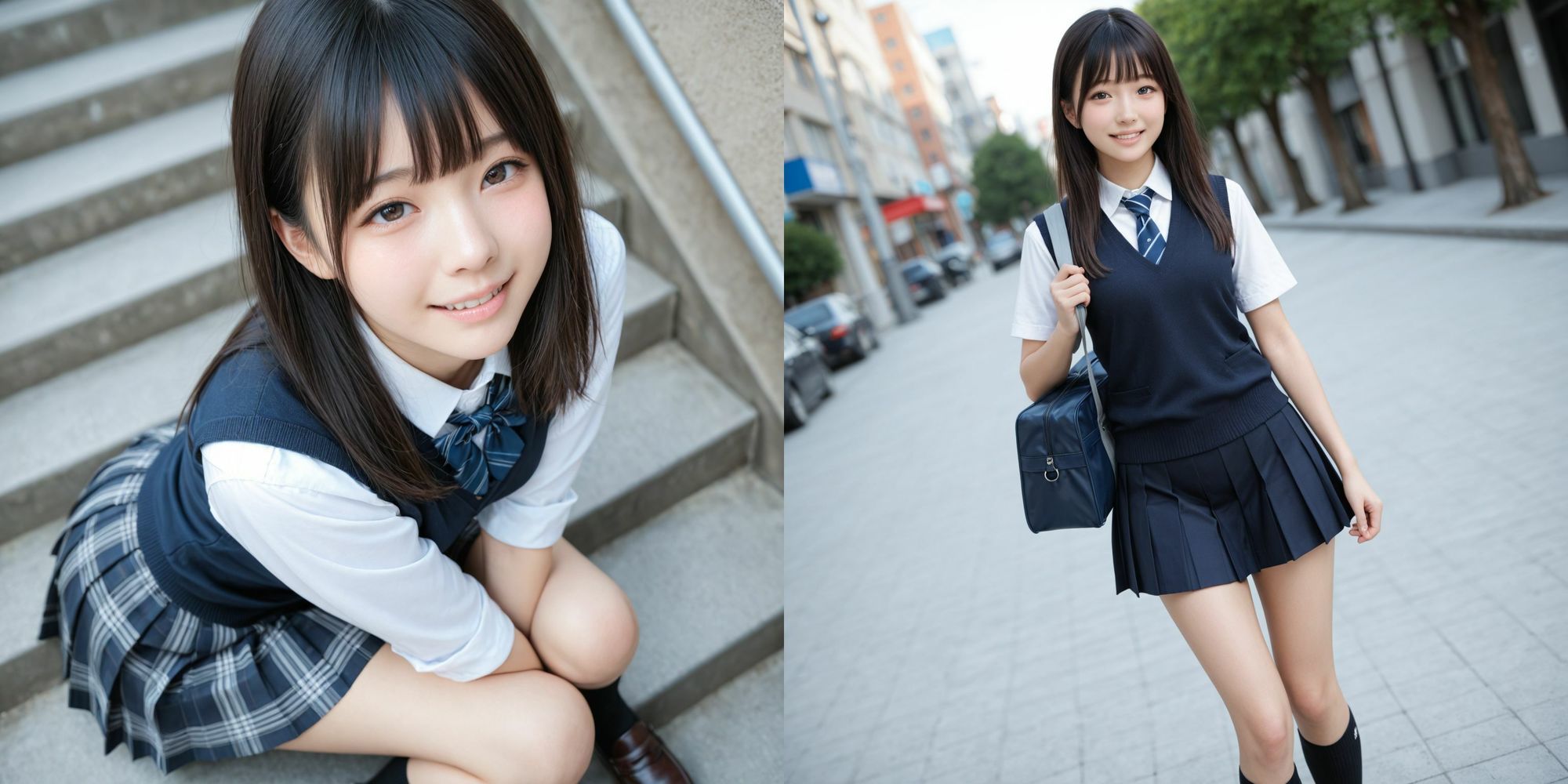 制服  清楚系 - サンプル画像 1