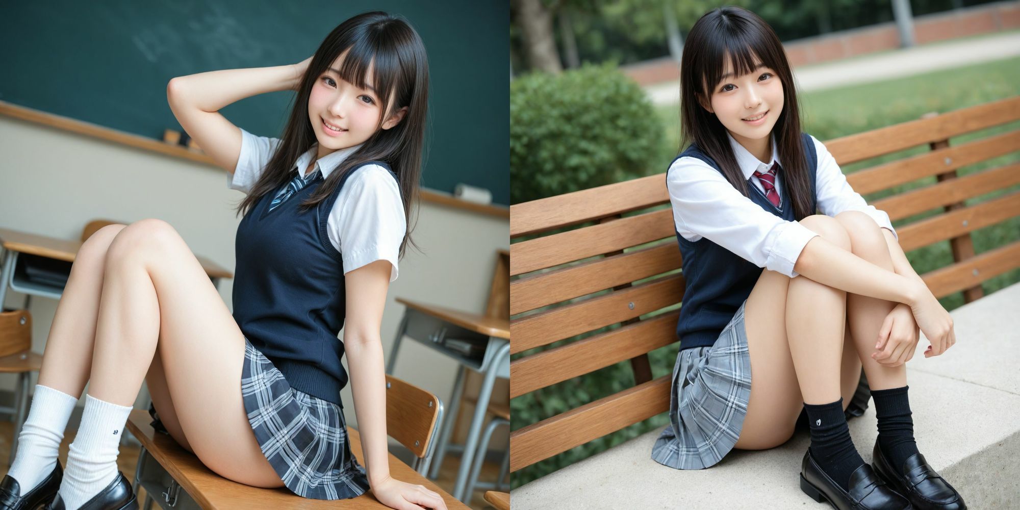 制服  清楚系 - サンプル画像 4