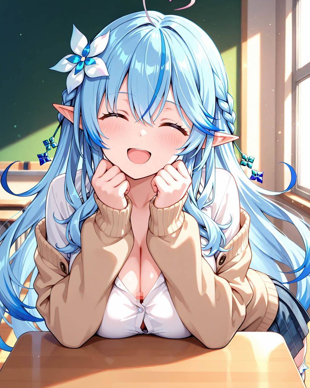 ギャルラ〇ィに告白したらパコパコさせてくれた件 - サンプル画像 1