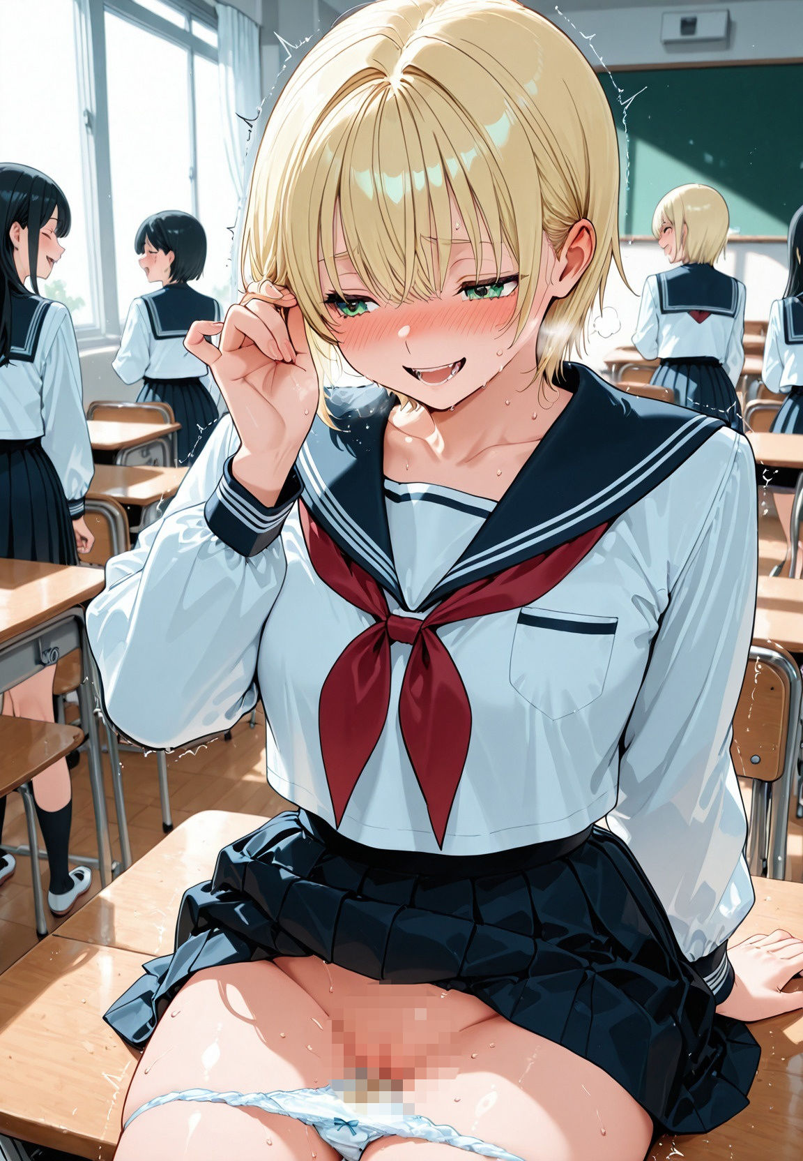 同級生ヒロインと秘密のエロ日記_東〇綾・西〇つかさ - サンプル画像 5
