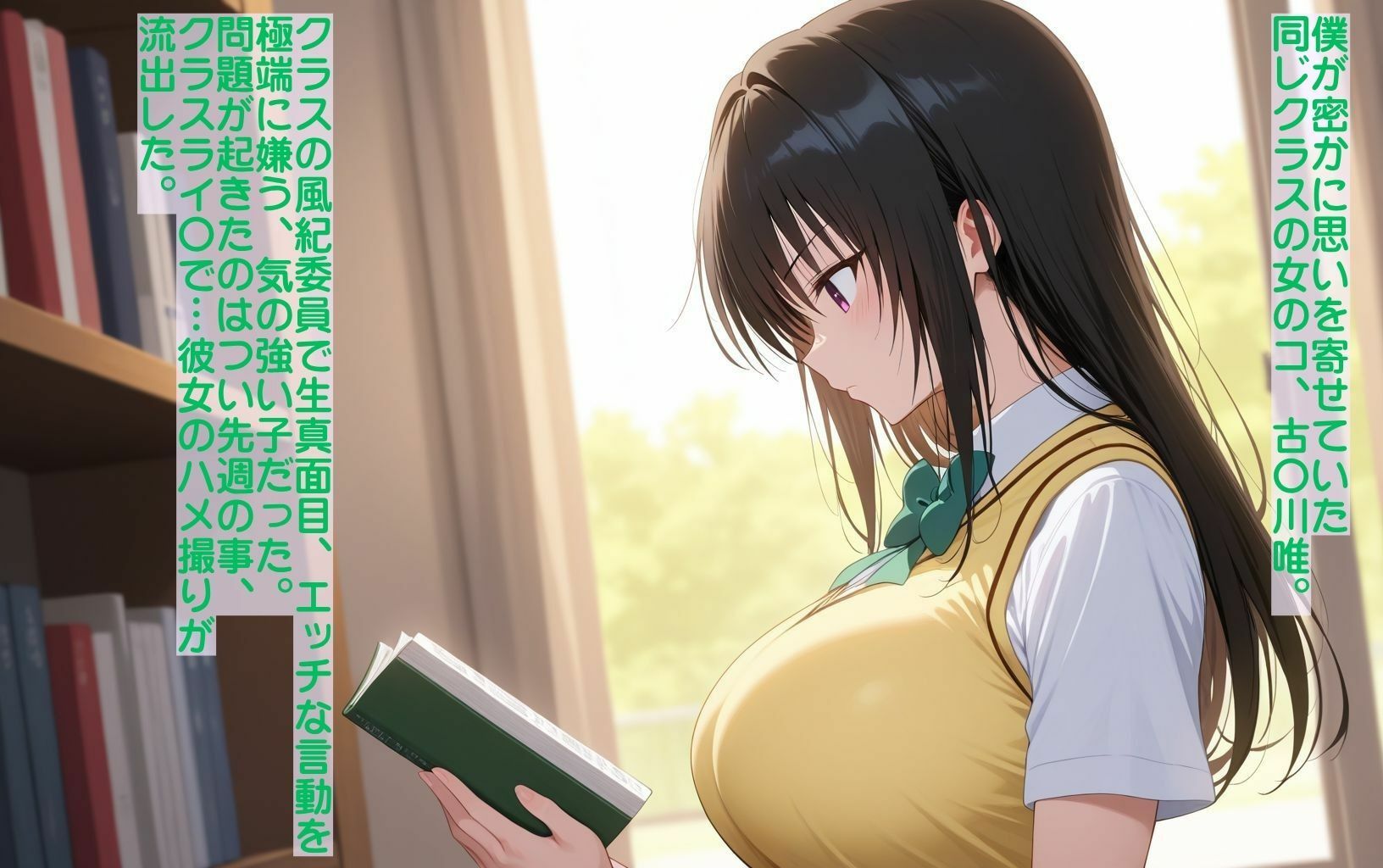 僕の好きだった古〇川唯が海外留学生の巨根にNTRれてクラスLIN〇に濃厚ハメ撮りが流れてきた話 - サンプル画像 1