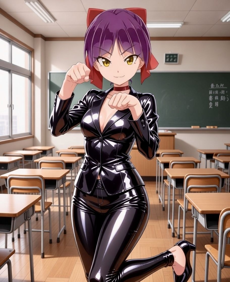 猫のお姉さん娘。緊縛 - サンプル画像 1