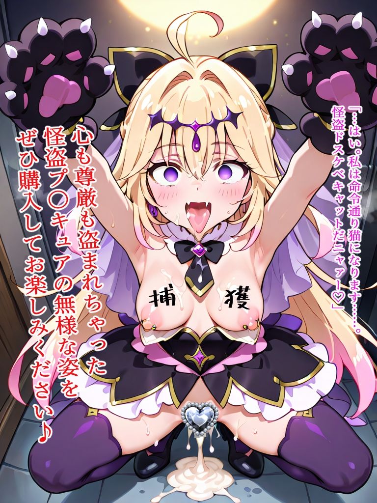 ヘコヘコ！プ〇キュア  ブラック - サンプル画像 6