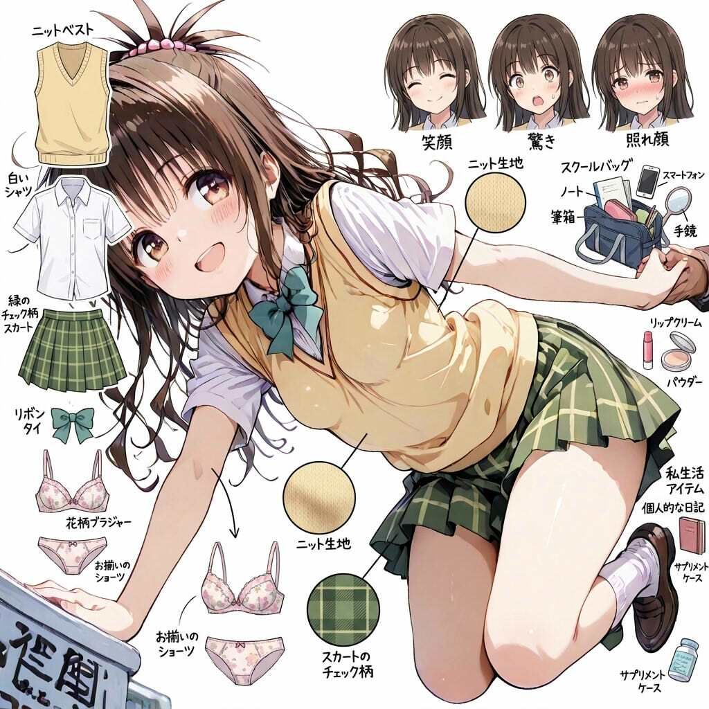 校長と美柑ちゃんと - サンプル画像 1