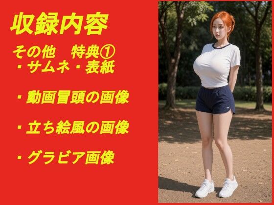 煩悩の引き出し AI動画集REAL6 ―爆乳体操着― - サンプル画像 6