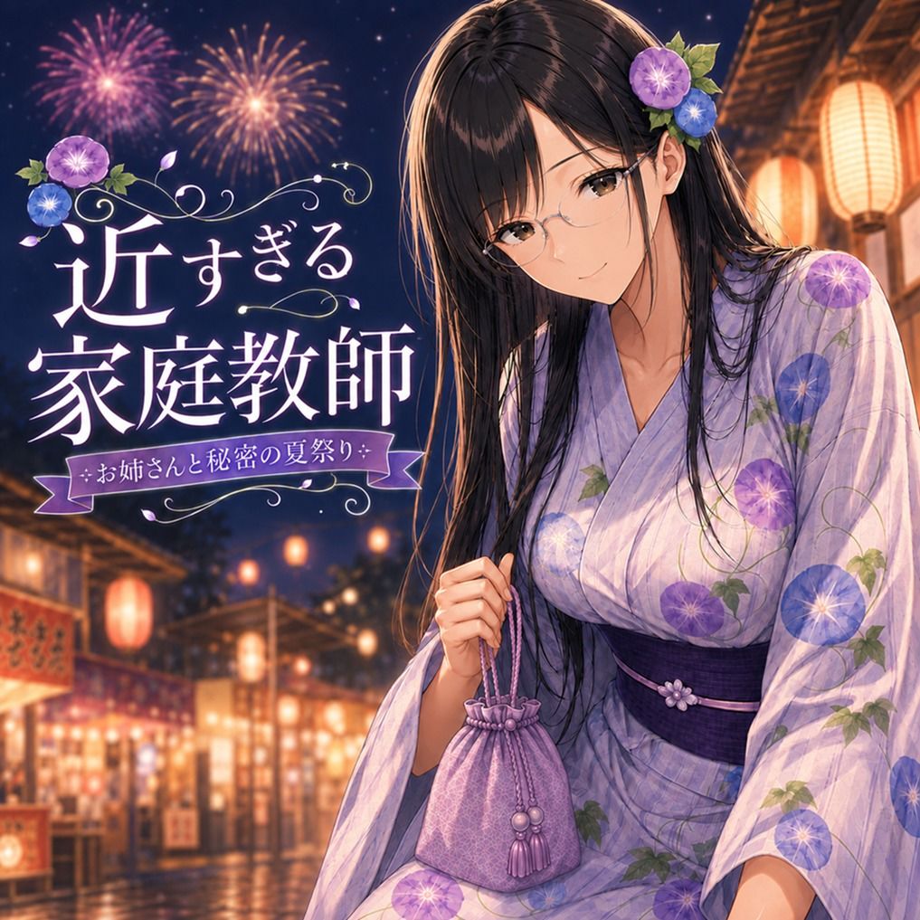 近すぎる家庭教師  お姉さんと秘密の夏祭り - サンプル画像 1