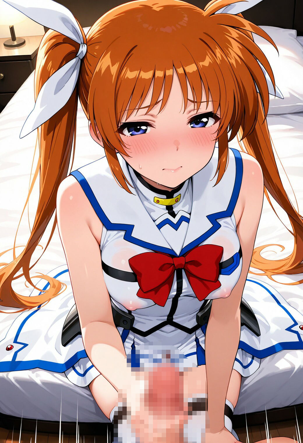 〇町なのは 弄り尽くされる少女の記録 【正常位・フェラ・脇コキ・亀甲縛り】〜睡眠・昏●奉仕＆ヌードグラビア付〜 - サンプル画像 4
