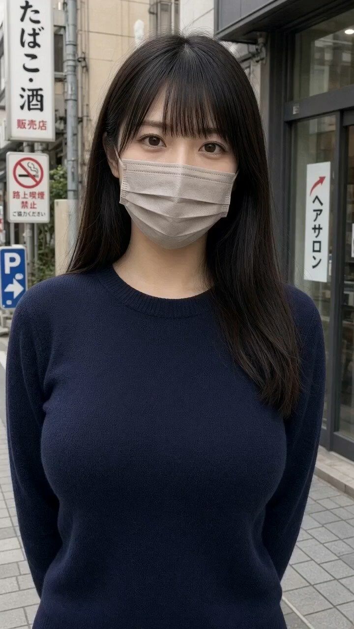 お金でおっぱいを見せちゃうマスク美女たちvol1 - サンプル画像 1