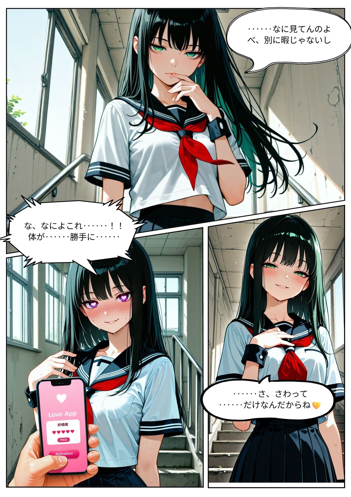 惚れアプリで孕ませ調教 Vol.2 学園編 - サンプル画像 3