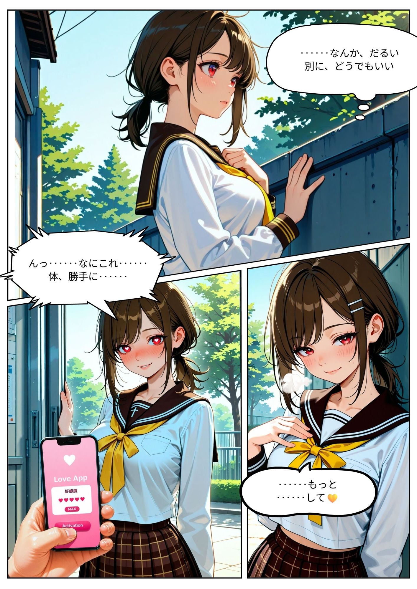 惚れアプリで孕ませ調教 Vol.2 学園編 - サンプル画像 5