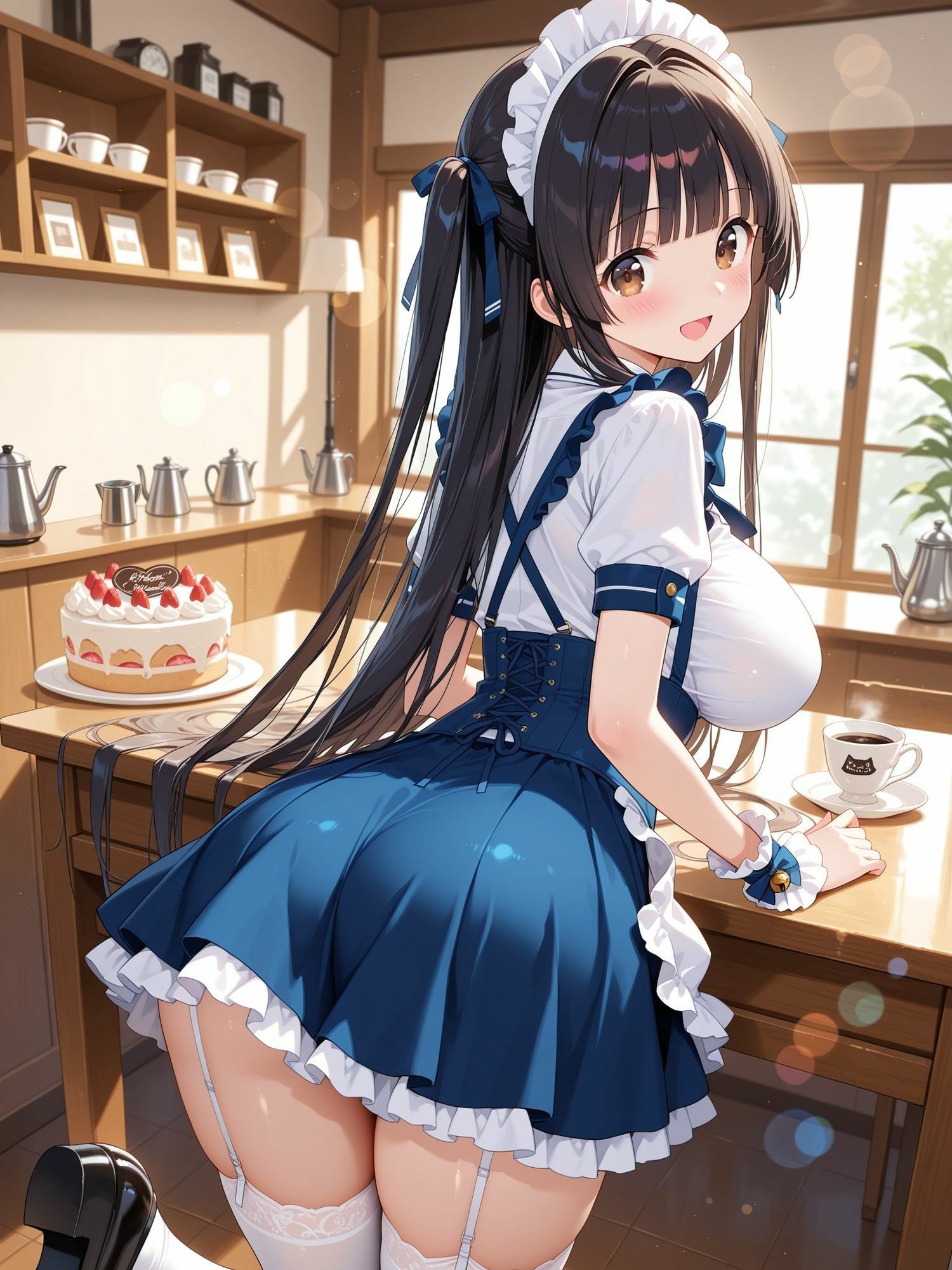 放課後のアルバイトはケーキよりも○○○が大好きなんです - サンプル画像 2