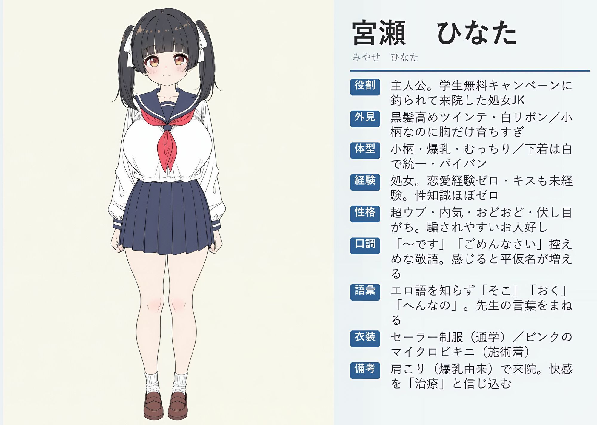性感整体院 〜学生無料キャンペーンの罠〜ウブな爆乳JKが、ゲス整体師にじっくり開発される全記録 - サンプル画像 7
