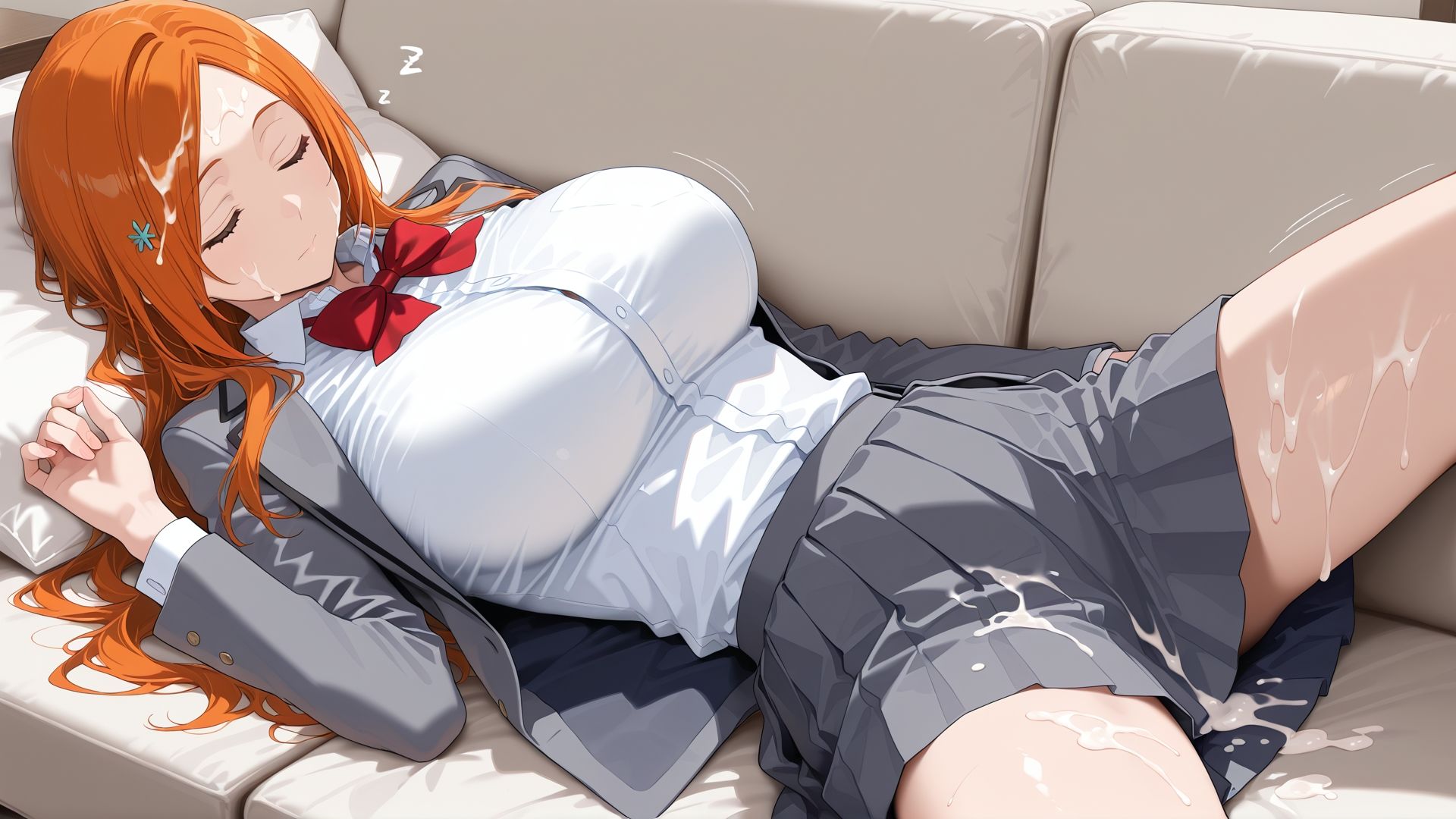 寝ている○○にぶっかけ おりひめ編 - サンプル画像 5