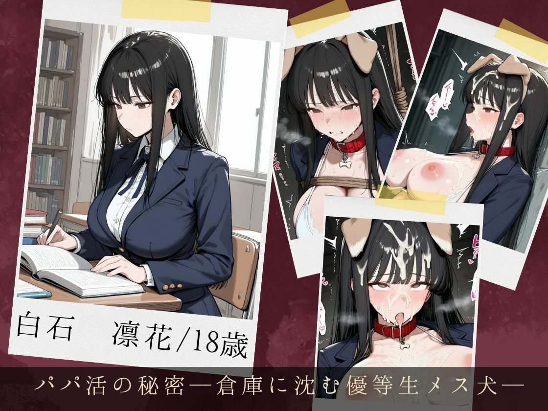 服従ぶっかけ家畜化便器〜清楚で真面目な制服JKが快楽に狂う白濁ペットに堕ちるまで〜 - サンプル画像 1