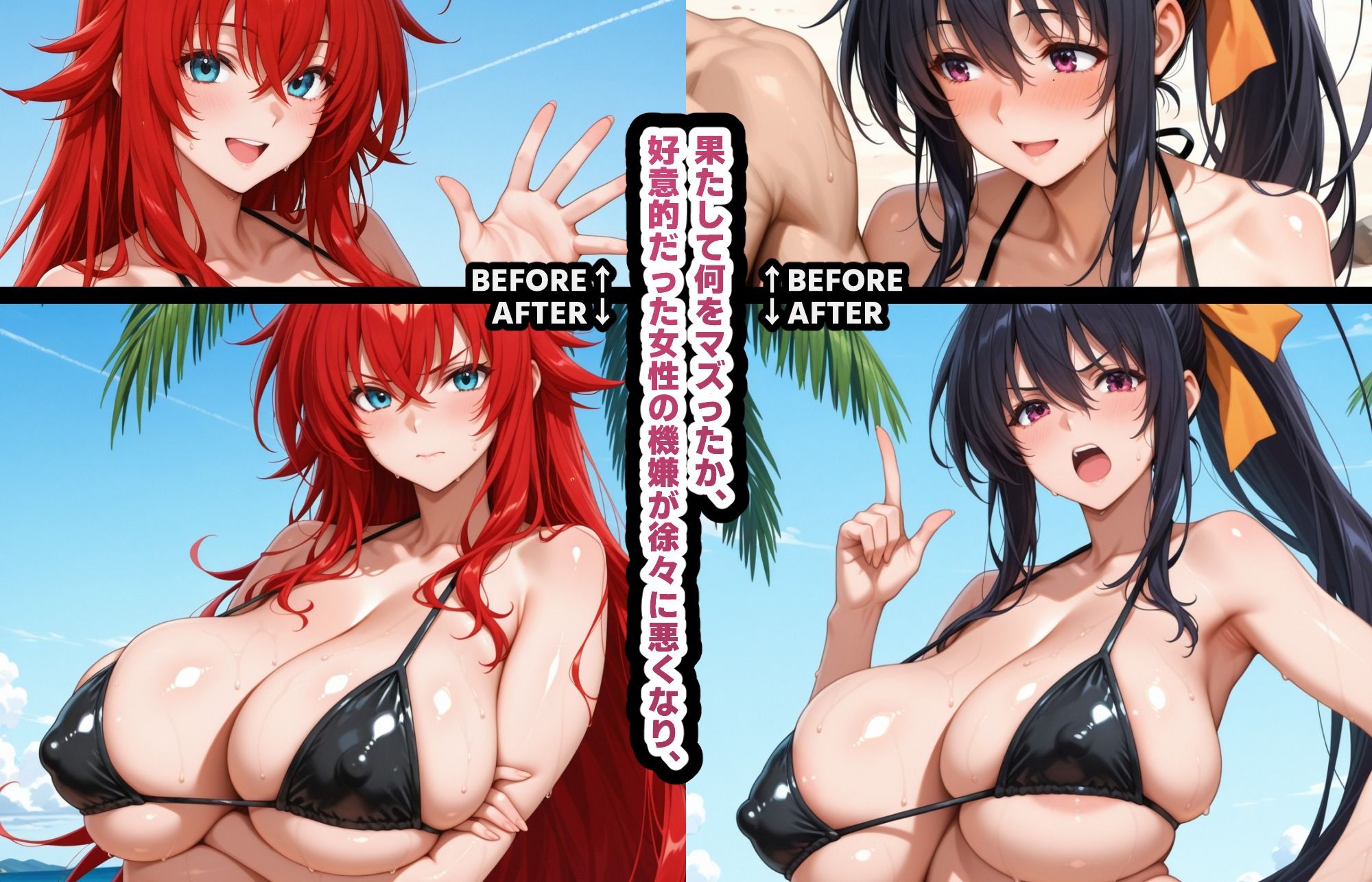 メチャクチャに嫌われてからのレ●プが一番気持ち良いから。【リアス＆朱乃】 - サンプル画像 1