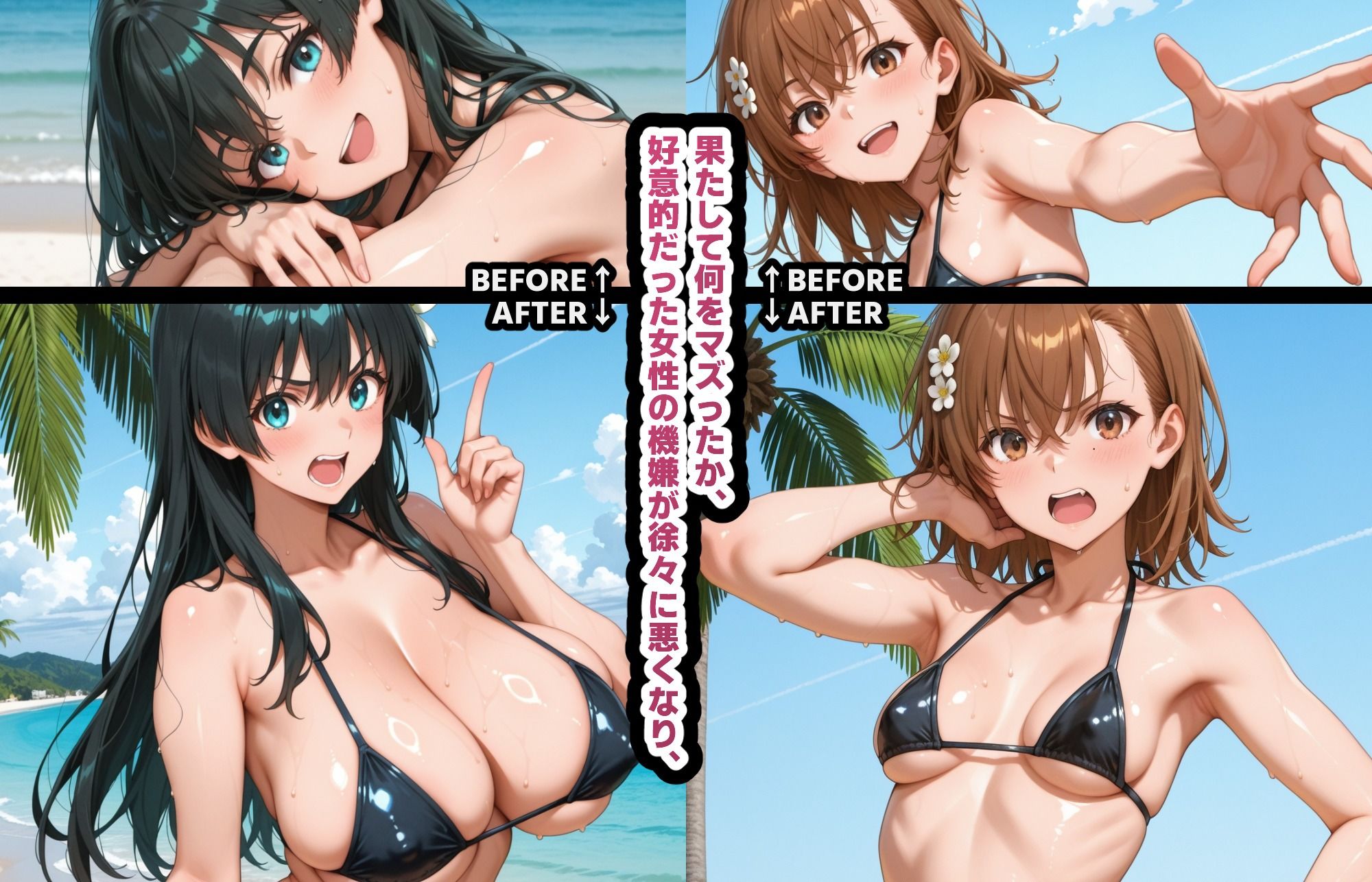 メチャクチャに嫌われてからのレ●プが一番気持ち良いから。【美琴＆涙子】 - サンプル画像 1