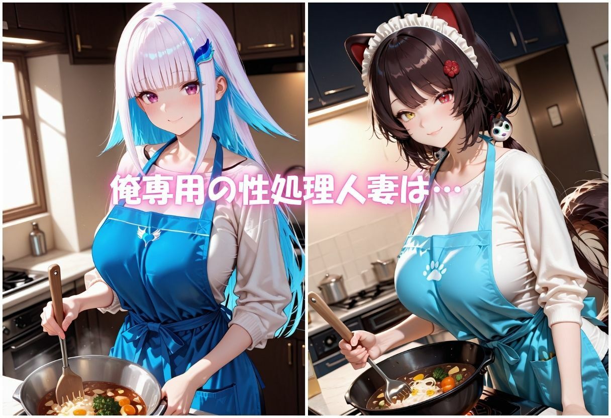 裸エプロン人妻は俺の性処理道具 〜旦那の知らないところで生ハメ中出し〜Vol.3 - サンプル画像 1