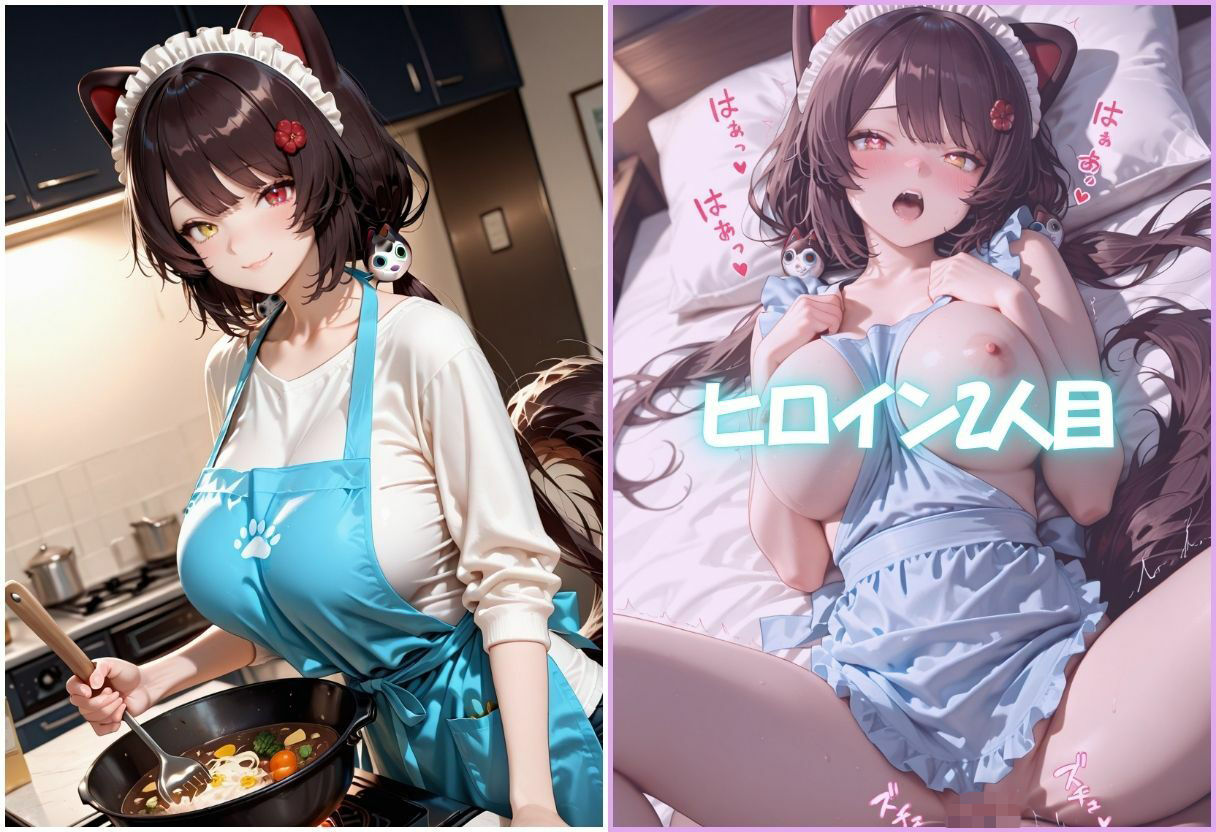 裸エプロン人妻は俺の性処理道具 〜旦那の知らないところで生ハメ中出し〜Vol.3 - サンプル画像 4