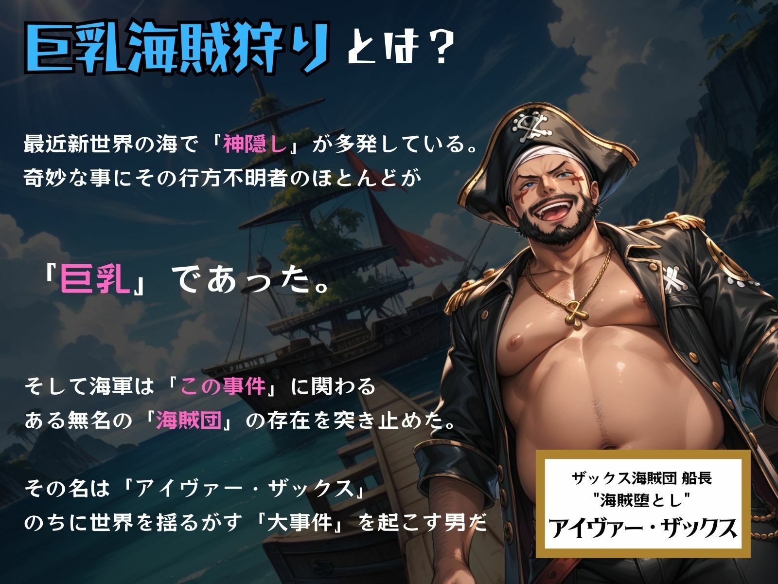 巨乳海賊狩り 3 〜服従の証 完全妊娠 Wフェラ〜 - サンプル画像 1