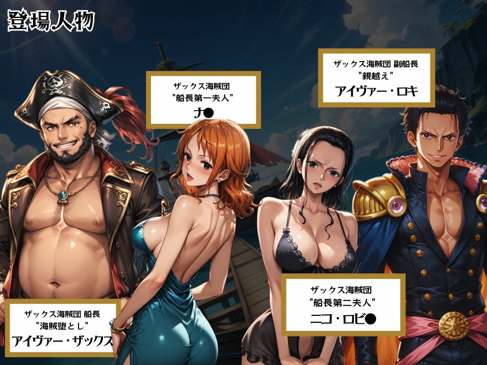 巨乳海賊狩り 3 〜服従の証 完全妊娠 Wフェラ〜 - サンプル画像 3