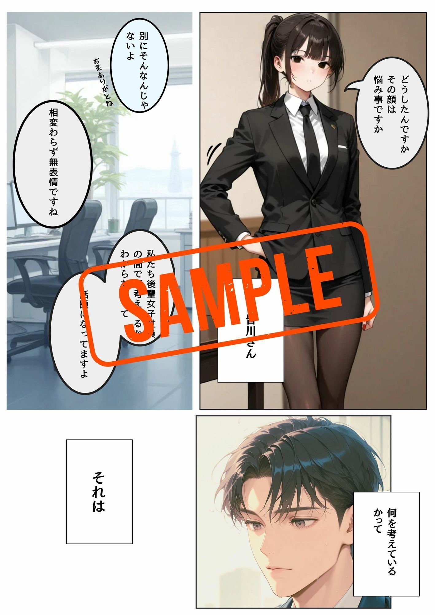 デリヘル呼んだら会社の女子社員だった - サンプル画像 1