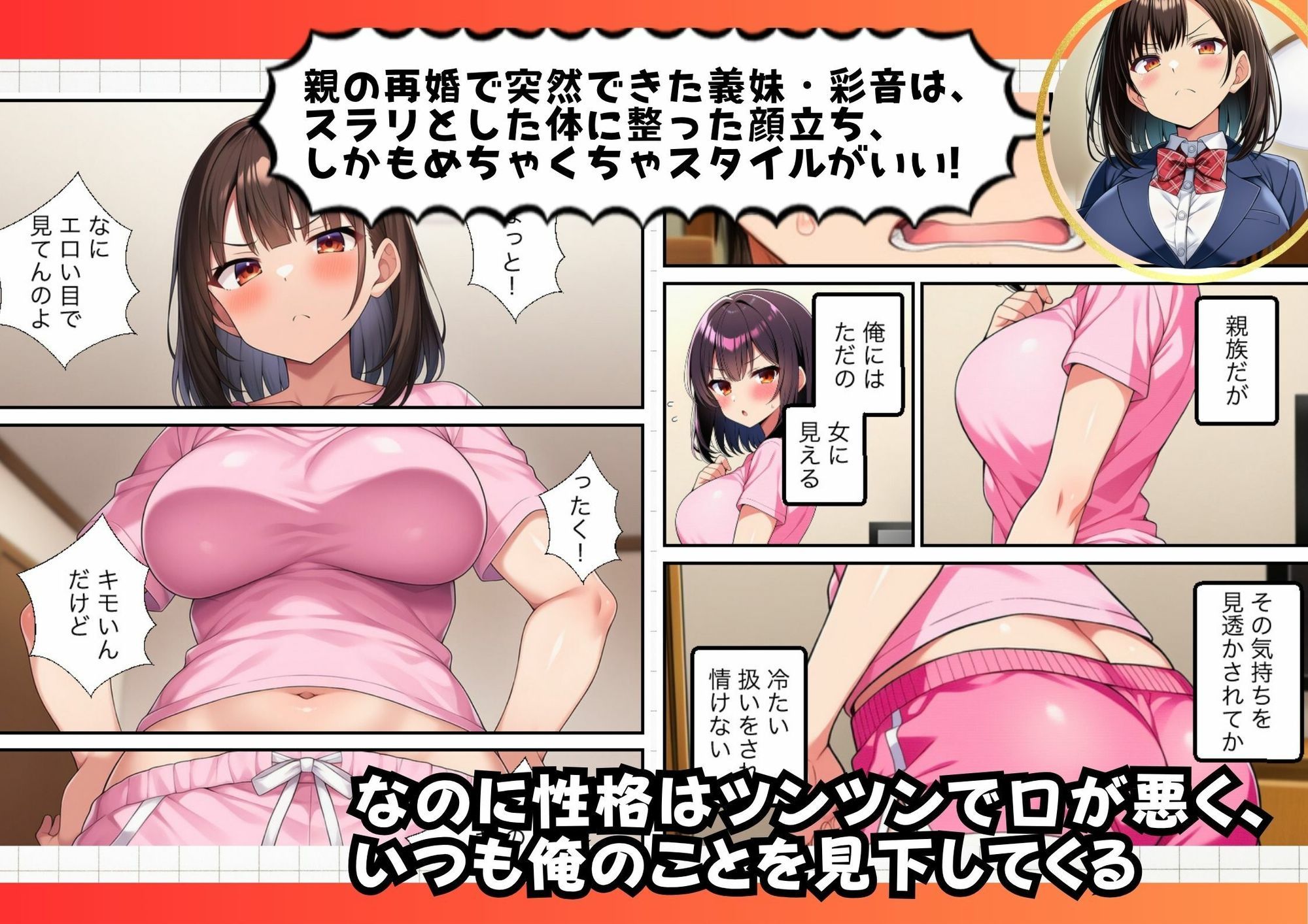 ツンデレ義妹を催●アプリで調教開始。兄の絶対命令で背徳セックス - サンプル画像 1