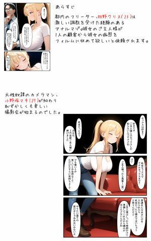 ブロンド巨乳ラブラブアナル撮影会〜ご主人様大好き - サンプル画像 1