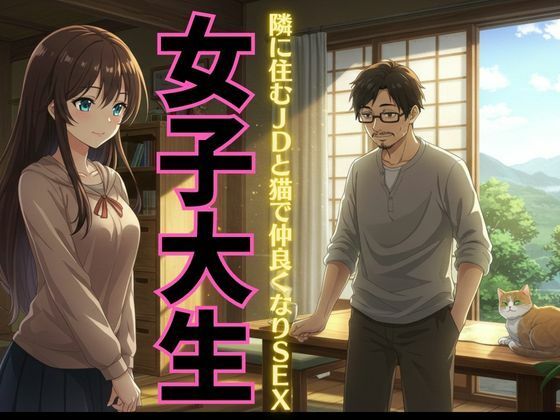 【女子大生特集】迷い猫の飼い主は隣に住む女子大生だった！自宅に招かれてSEX物語！