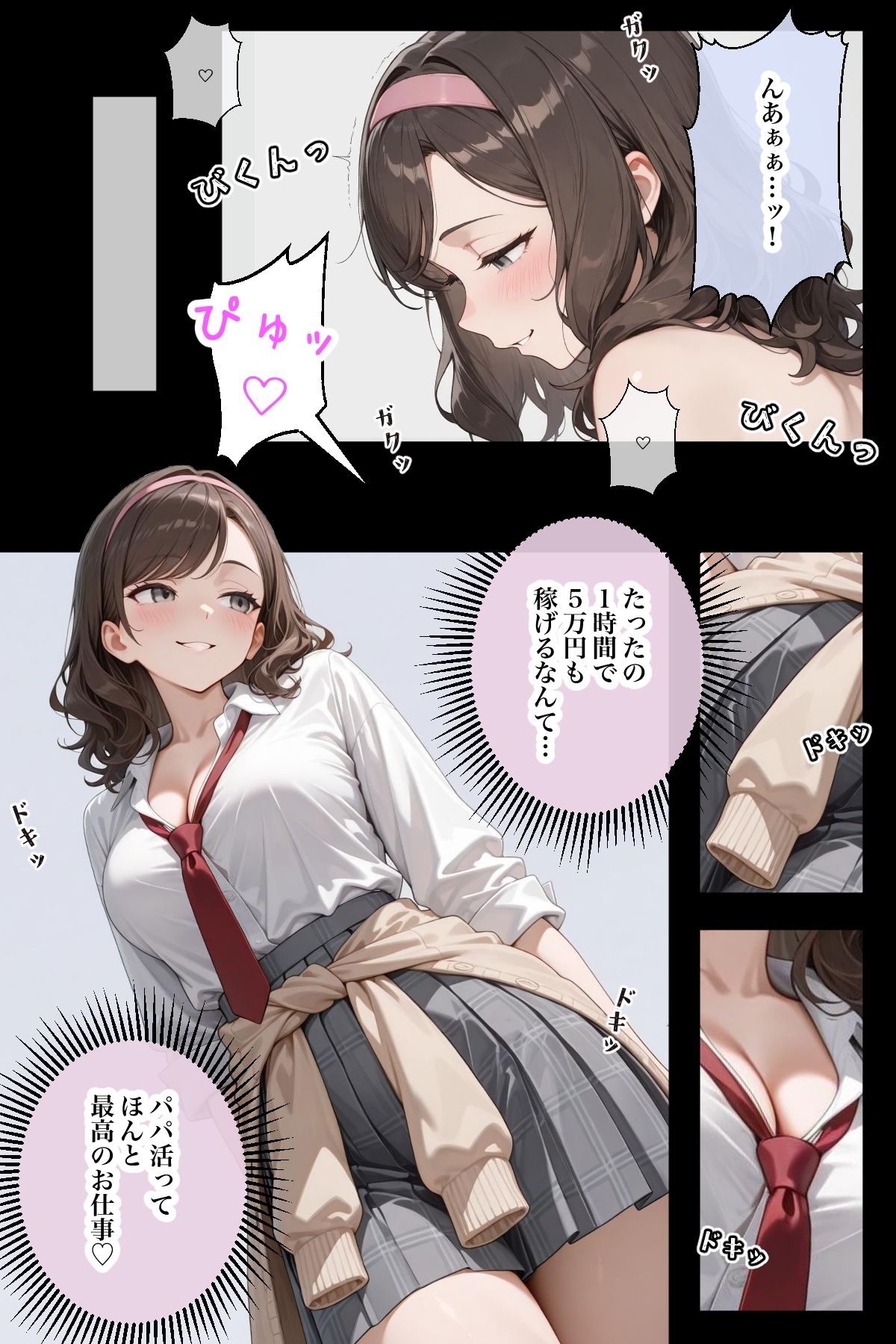 守銭奴なパパ活女子が、ただHされちゃうまでのお話 - サンプル画像 2