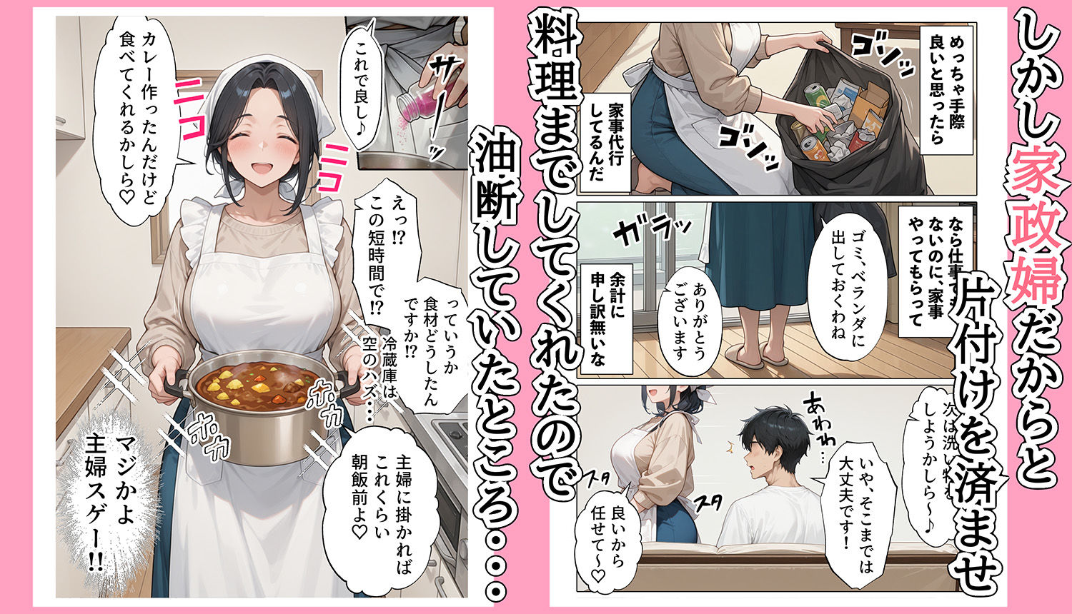 【続編:JKのママ2】ラブドール頼んだら、JKのママが来た - サンプル画像 3