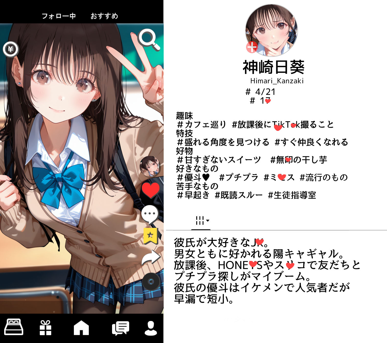 彼氏もちJ●ひまりちゃん、パパ活でメス堕ち - サンプル画像 1