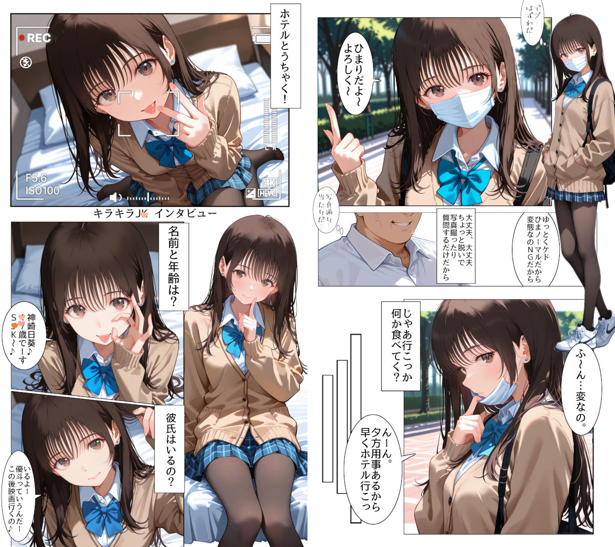 彼氏もちJ●ひまりちゃん、パパ活でメス堕ち - サンプル画像 3