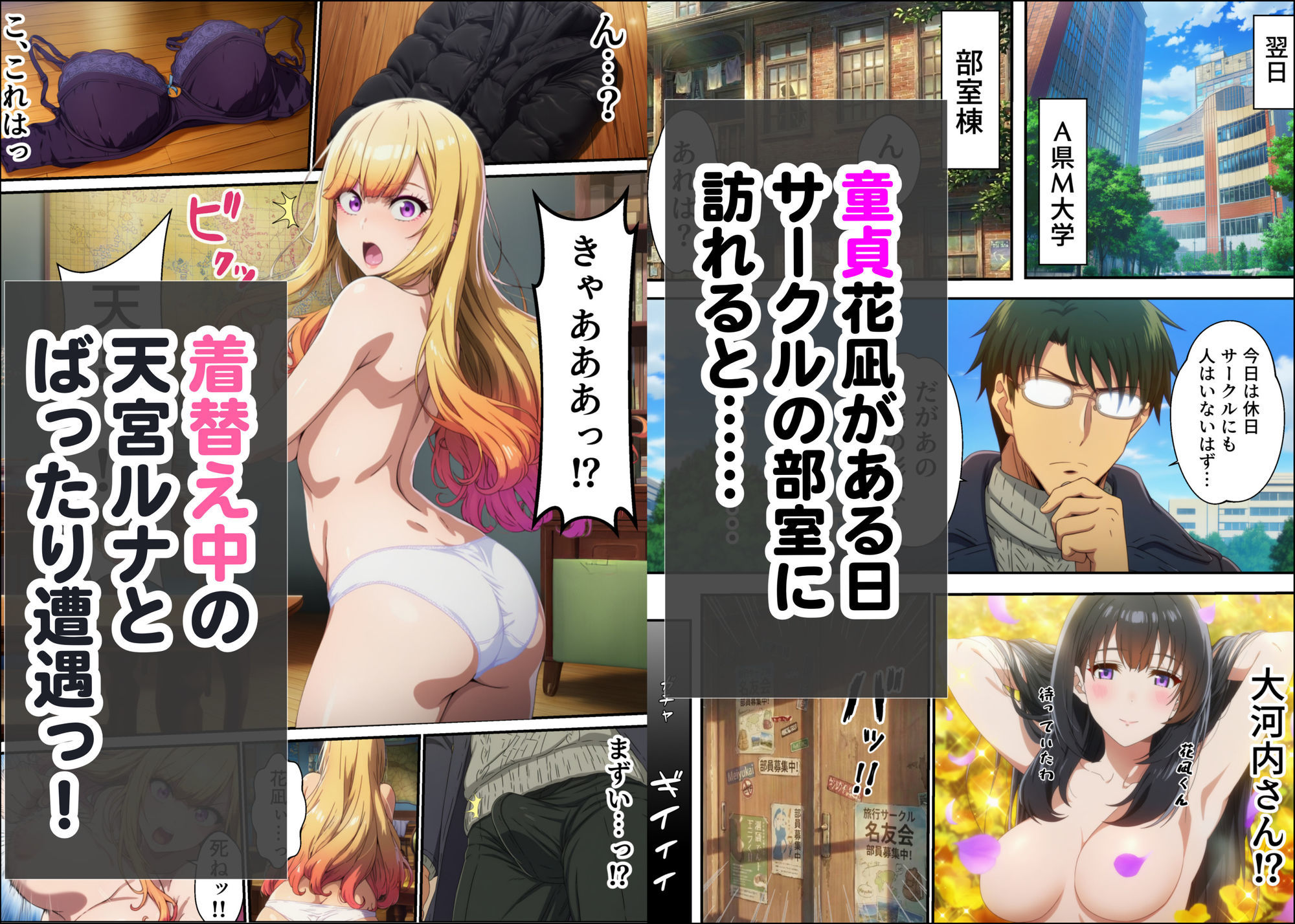 敏感体質なツンデレ金髪ギャルとセックスしたお話 - サンプル画像 2