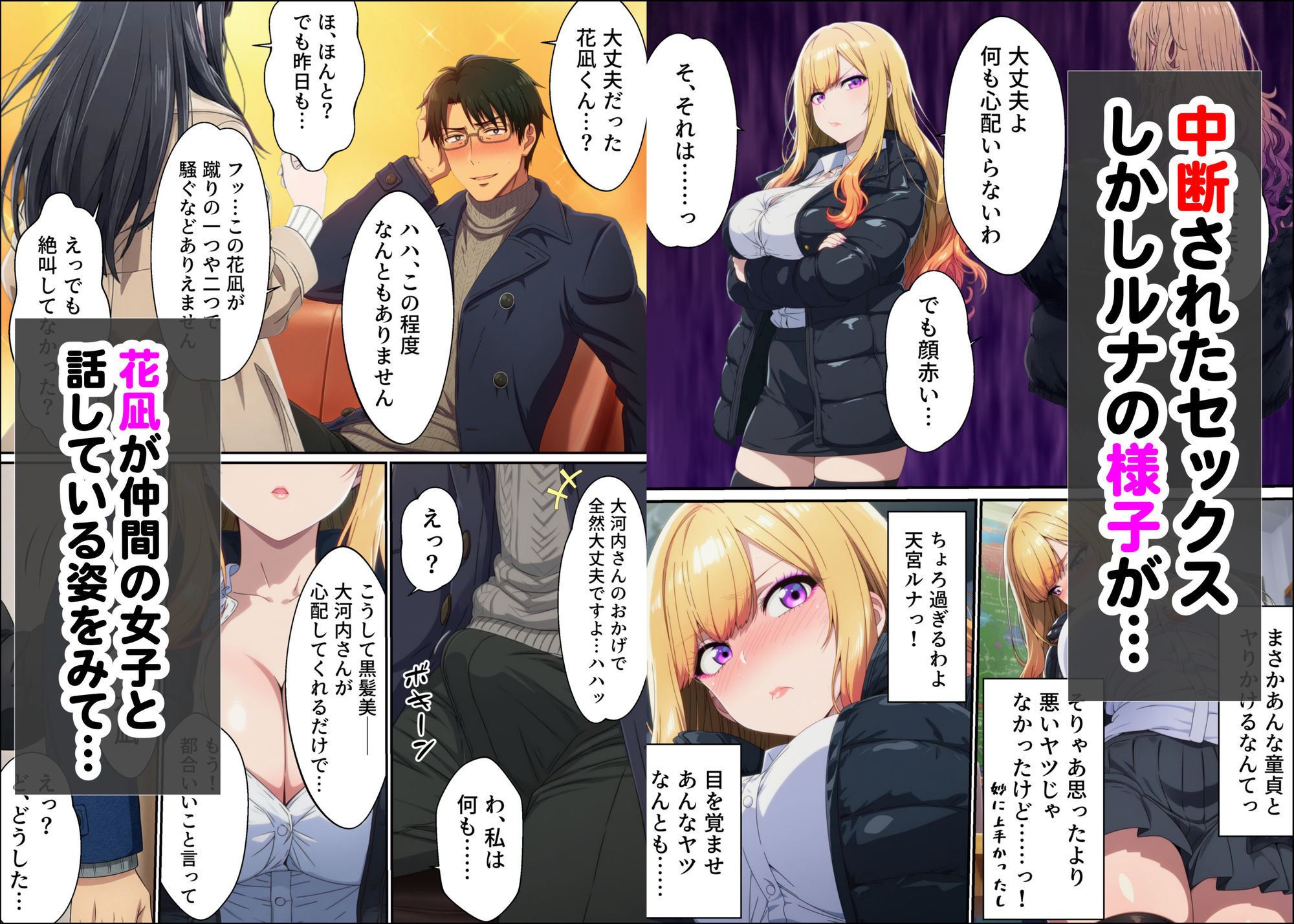 敏感体質なツンデレ金髪ギャルとセックスしたお話 - サンプル画像 6